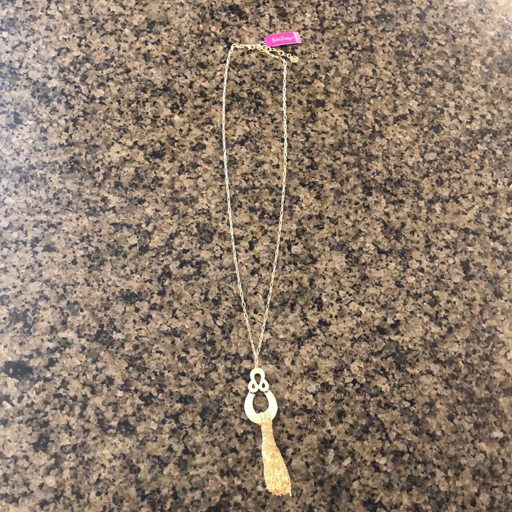 Lilly Pulitzer Long Gold Necklace
